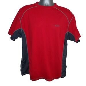 NRS‎ Mens XL Short Sleeve Hydrosilk Rash Guard Shirt Red Kayaking Surf Outdoor